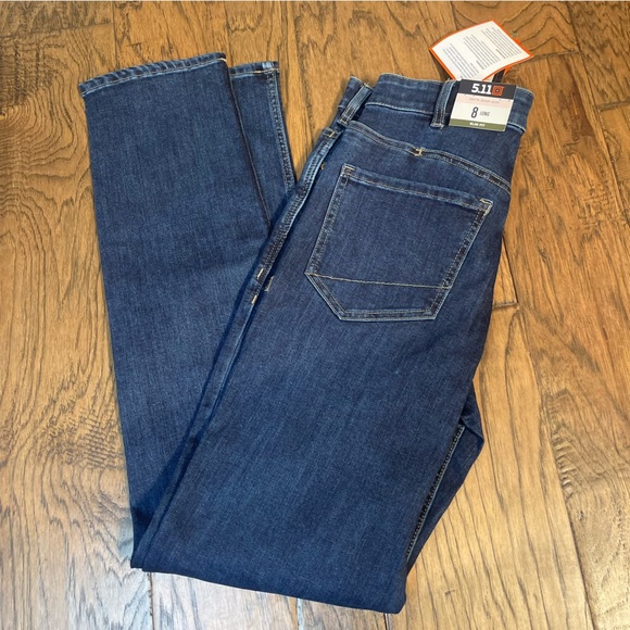 5.11 Tactical NWT Women’s BRITTA SKINNY DENIM JEAN Size 8 Long - Picture 4 of 14